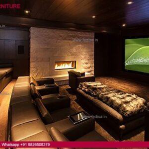 Home Theater Design Custom Theater Design Wabi Sabi Interior Design 100 Gaj Villa Design