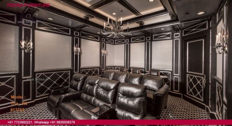 Home Theater Design Cinema Room Set Up Beige Interior Design Narrow Lot Luxury House Plans