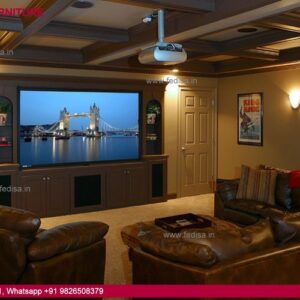 Home Theater Design Mini Theater Design Minimalist Living Room Apartment 3 Bhk Bungalow Plan