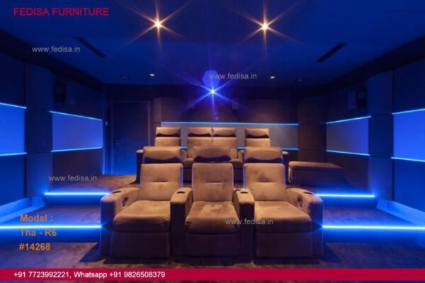 Home Theater Design Movie Room Set Up Contemporary Interior Small Two Storey House