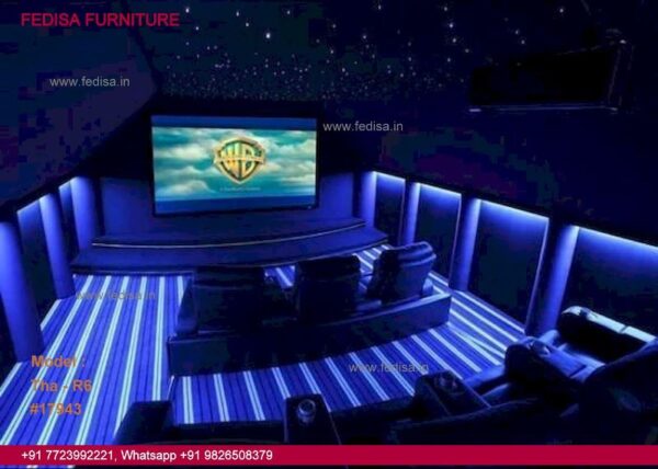 Home Theater Design Home Cinema Room Layout Modern Interior Blue Exterior House Paint