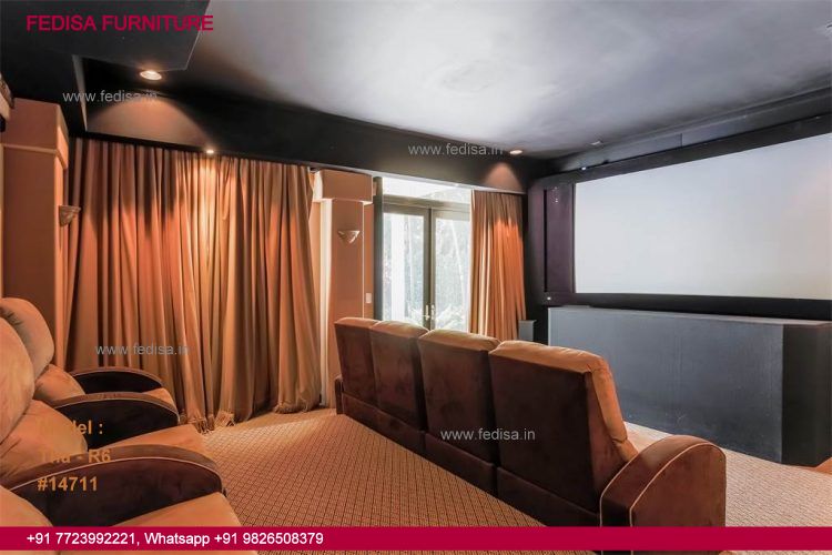 Home Theater Design Small Home Theater Room Design Mid Century Interior Blue Gray Exterior House Paint