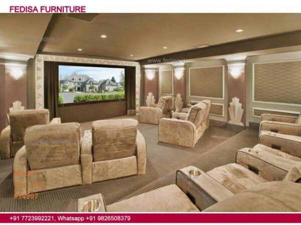 Home Theater Design Home Theater Design & Installations Bed Interior Design Bedside Table