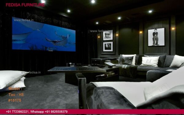 Home Theater Design Home Theater False Ceiling 2025 House Design Mirrored Nightstand