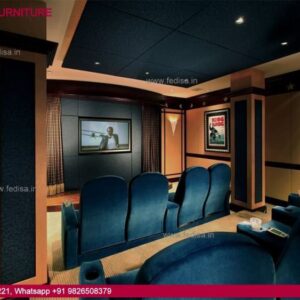 Home Theater Design Theater Style Living Room Beige Interior Design Antique Bed