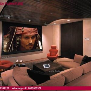 Home Theater Design Custom Made Home Theater Hall Wall Paint Design Almirah With Dressing Table