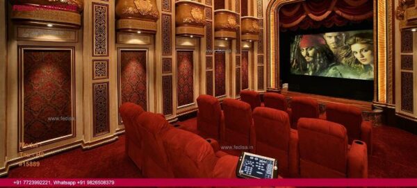 Home Theater Design Modern Home Cinema Room Room Interior Wooden Bedroom