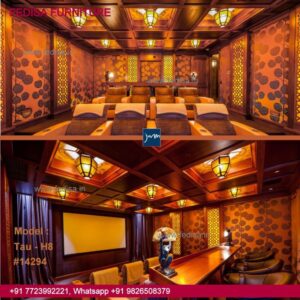 Home Theater Design Small Home Theater Room Design Colorful Living Oversized Nightstand