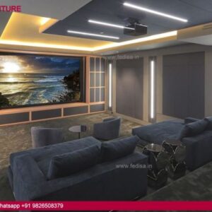 Home Theater Design Home Theater Room Design Layout Brick Wall Interior Design Double Sofa Bed