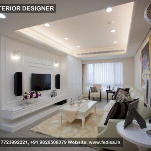 Home Designer Minimalist Living Room Feng Shui Interior Design Flat Villa Design