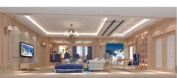 Home Designer Office Interior Design Parlour Interior Design Sloping Roof House Designs