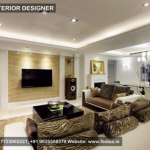 Home Designer Minimalist Living Room Cost Of Interiors For 3bhk Bedside Chest Of Drawers