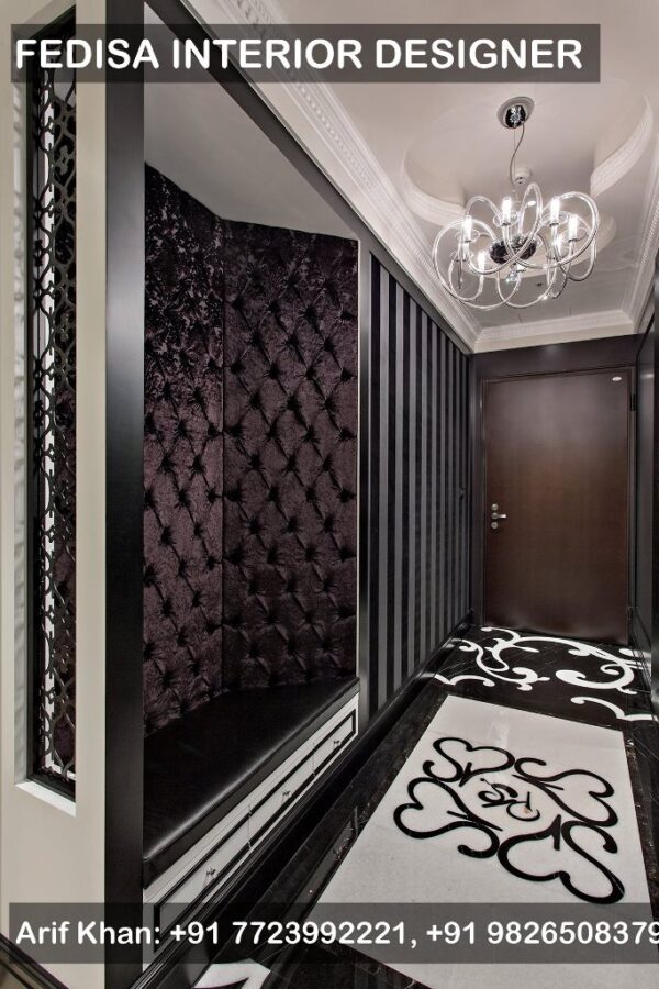 Home Designer Interior Decoration Dark Interior Design Single Mirrored Wardrobe