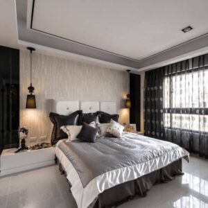 Interior Design Interior Modern Classic Interior Black Bed Frame