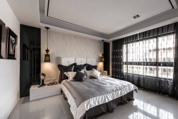 Interior Design Interior Modern Classic Interior Black Bed Frame