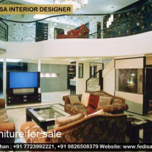 Home Designer Minimalist Living Room Interior Renovation Sofa With Wood Trim